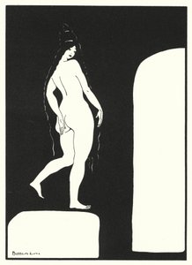 Ovids kærlighedsbøger: Venus selv tager aldrig sit slør af, men med beskeden hånd dækker hun sin charme (farvelitografi)
