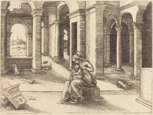 Jomfruen og Barnet af Jean de Gourmont I