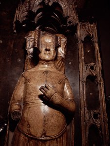 Billede af Philippa af Hainault (alabaster) af Jean de Liege