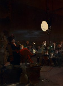 A Night Class, ca. 1881 (olie på træpanel)