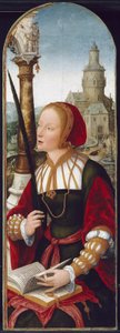 Sankt Barbara, ca. 1520 af Jean the Elder Bellegambe
