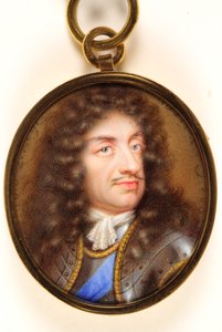Karl II af Jean the Younger (attr.to) Petitot