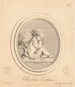 Bacchus enfant af Jeanne Antoinette Poisson, marquise de Pompadour after François Boucher after Jacques Guay