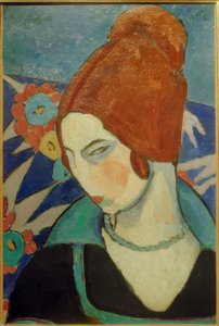 Selvportræt, 1916 af Jeanne Hébuterne