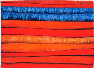 Moroccan Fabrics 3, 2013 (gouache på papir)