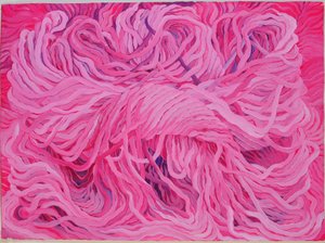 Wool Pink, 2013 (gouache på papir)