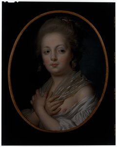 En ung kvinde ved sit toilet af Jeanne Philiberte Ledoux