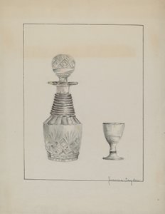 Karaffel og glas af Jeanne Taylor