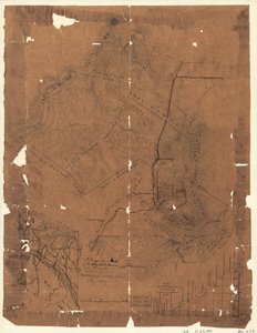 Et topografisk kort over Elizabeth Furnace-jernområdet, Augusta Co., Va., med ca. 6250 acres, aug. 1867. LOC 2005625144 af Jedediah Hotchkiss