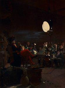 En natklasse, ca. 1881.