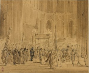 Kroning af en prins af Jehan Georges Vibert