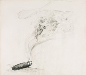 I Smoke, 1800-tallet. af Jehan Georges Vibert