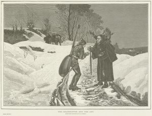 Græshoppen og myren af Jehan Georges Vibert