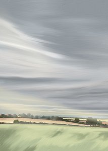 Den rolige himmel over landskabet af Jenna Alheit