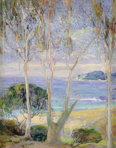 A Clear Day, California Coast, ca. 1918 (olie på lærred) af Jennie Vennerstrom Cannon