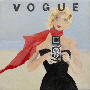 Vogue-omslag (akryl) af Jennifer Abbott