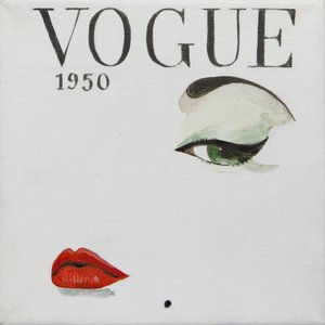 Vogue-omslag (akryl) af Jennifer Abbott