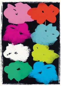 Warhol Flowers (blandet medier) af Jenny Frean