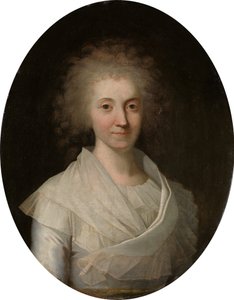 Danish: Portræt af Maren Juel Portrait of Maren Juel af Jens Juel