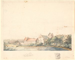 Herlufsholm kirke ved Susåen af Jens Juel