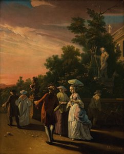 Promenade i en park af Jens Juel