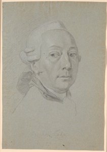 Studie til portrættet af Poul Abraham Lehn af Jens Juel