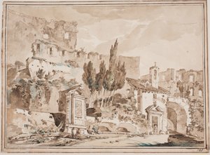 Det indre af Colosseum, Rom af Jens Petersen Lund