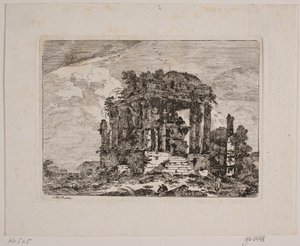 Ruiner af et mausoleum af Jens Petersen Lund