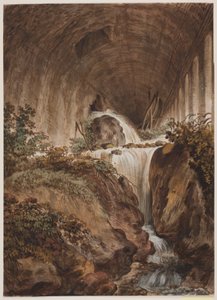 Vandfald under muret hvælving