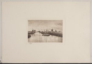 Ved Kinderdijk i Holland af Jensen