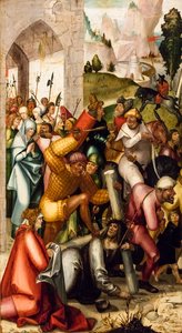 Korsbæringen, ca. 1515 (Tempera og olie på nåletræ)