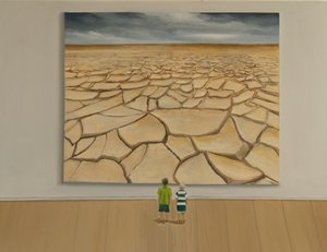 No water, 2019 (olie på lærred) af Jerome Glomaud