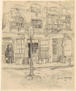New York Street Scene af Jerome Myers