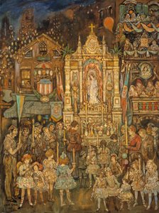 Street Shrine, 1931. af Jerome Myers