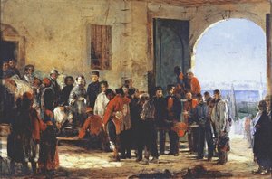 Krimkrigen: sygeplejersken Florence Nightingale på Hospitalet i Scutari i Tyrkiet, 1856