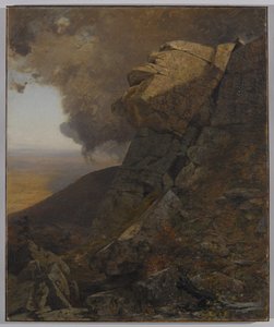 A Cliff in the Kaatskills, c.1863 af Jervis McEntee