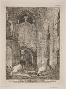 Det indre af St. Catharina Kirken i Hamburg