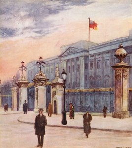 Buckingham Palace (farvelitografi)