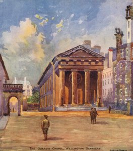 Vagtens kapel, Wellington Barracks (farvelitografi)