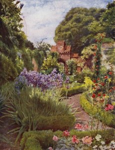 Fulham, Gateway between Walled Garden and Grounds (farve litho)