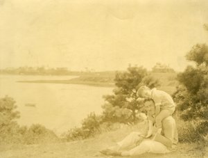 Coningsby Dawson, ca. 1905-40 (foto af gelatinesølv) af Jessie Tarbox Beals
