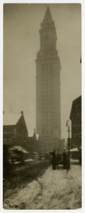 Custom House, Boston, USA, ca. 1902-10 (foto af gelatinesølv) af Jessie Tarbox Beals