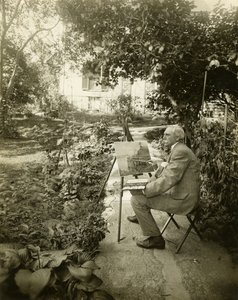 Harry Fenn, kunstner, ca. 1905-11 (foto af gelatinesølv) af Jessie Tarbox Beals