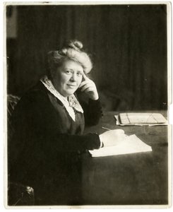 Jane Martin, annoncør, ca. 1905-20 (foto af gelatinesølv) af Jessie Tarbox Beals