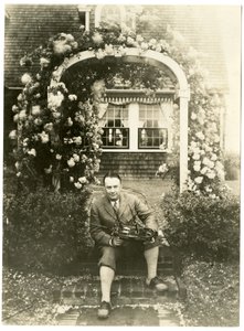 Joseph C Lincoln, ca. 1920-28 (foto af gelatinesølv) af Jessie Tarbox Beals