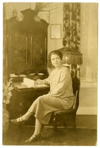 Dommer Jean Norris fra New York, ca. 1926 (foto af gelatinesølv) af Jessie Tarbox Beals