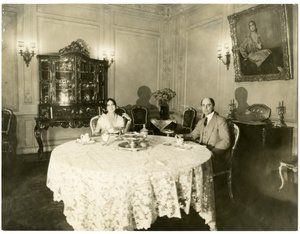 Michael Fokine & Fokina hans kone, ca. 1926-36 (foto af gelatinesølv)