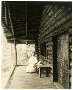 Mrs Edward MacDowell Marian Griswold (Nevins) MacDowell, Peterborough NH, McDowell MacDowell Colony af Jessie Tarbox Beals