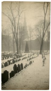 Old Granary Burying Ground Boston, USA, ca. 1902-10 (foto af gelatinesølv) af Jessie Tarbox Beals