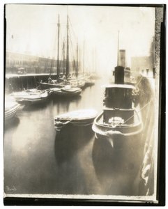 Old T Wharf, Boston, ca. 1902-10 (foto af gelatinesølv) af Jessie Tarbox Beals